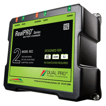 Dual Pro RealPRO Series Battery Charger - 12A - 2-6A-Banks - 12V/24V - RS2