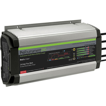 ProMariner ProTournament 240 Elite Series3 4-Bank On-Board Marine Battery Charger - 53244