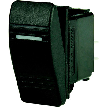 BEP DPST Contura Switch - 1-Amber LED - OFF/ON - 1001811