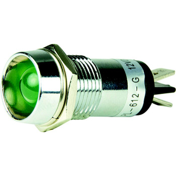 BEP LED Pilot Indicator Light - 12V - Green - 1001103
