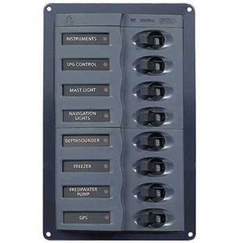 BEP DC Panel - 8-Way - Vertical - 901V