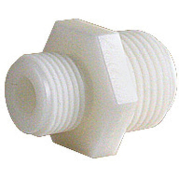 Scandvik 11004 Delrin Hose Adapter 3/8” male BSP to 1/2” male NPS - 10961P