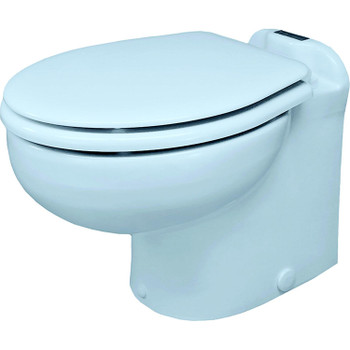 Raritan 220HS01201 Marine Elegance™ Angled Back, Fresh Water and Remote, 12V Toilet, White