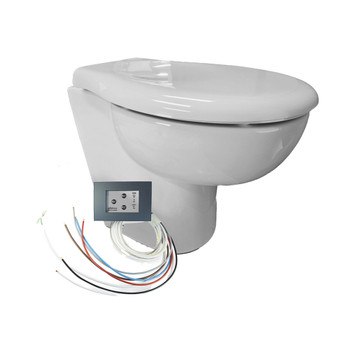 Albin Group Ultra Slim Premium Standard 12V Toilet - 07-06-011