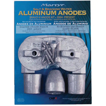Martyr MerCruiser Bravo 3  Anode Kit (Aluminum 2004+) CMBRAVO3KITA