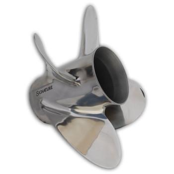 HM MerCruiser Alpha / Bravo 1 "Pleasure" 4 Blade Stainless Steel Propeller