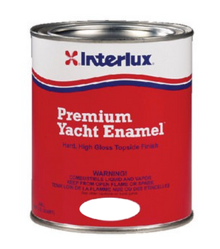 Interlux Flat Topside Paint- White- Gallon 242/1