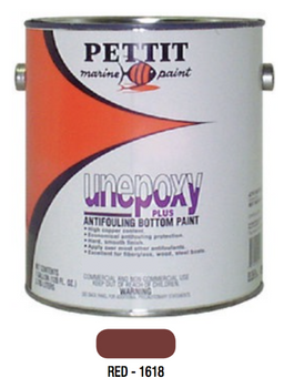 Pettit Unepoxy Plus Antifouling Bottom Paint- Red- Gallon 1161806