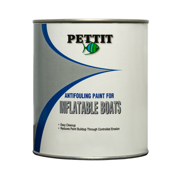 Pettit Inflatable Boat Paint- Black- Quart 411184008