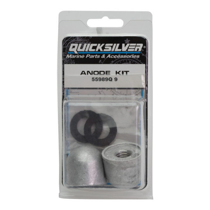 OEM Quicksilver/Mercury Gimbal Housing Bolt Aluminum Anodes Kit 97-55989Q 9