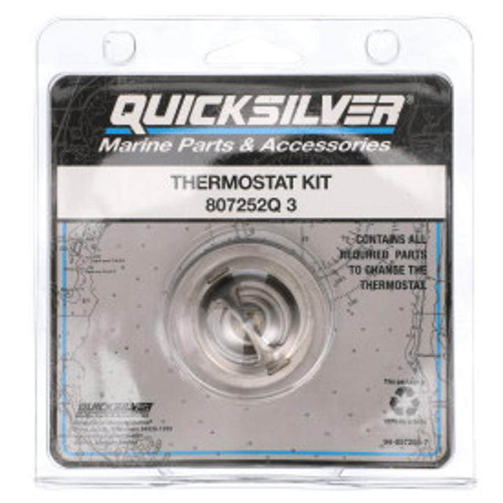 OEM Quicksilver/Mercury Thermostat Kit- 140 Degree  807252Q 3