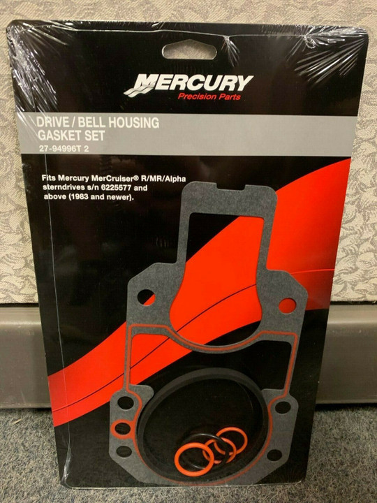 OEM Mercury MerCruiser Alpha Gen 1 2 Outdrive Bell Housing Mounting Gasket Set 27-94996T2