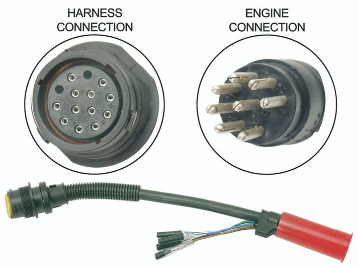 OEM Quicksilver/Mercury 1' 14 Pin To 8 Pin Adaptor  84-896539T01