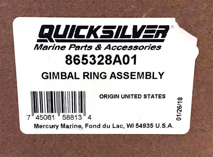 OEM Quicksilver/Mercury Gen 2 Gimbal Ring   865328A01