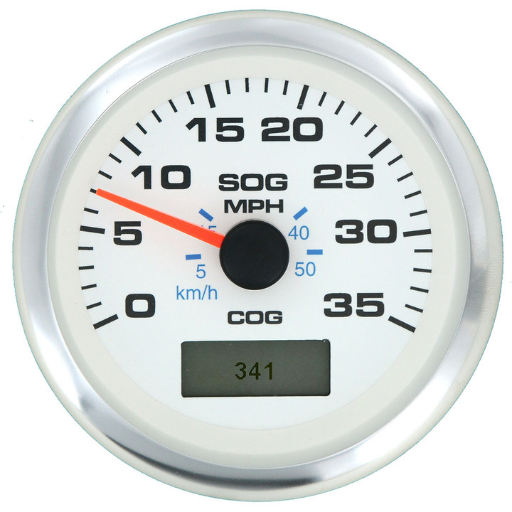 Sierra Premier Pro White Speedo GPS-35Mph 781-625-035P