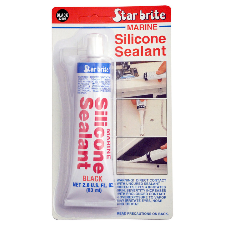Starbrite Silicone Sealant Black 100Ml 82103