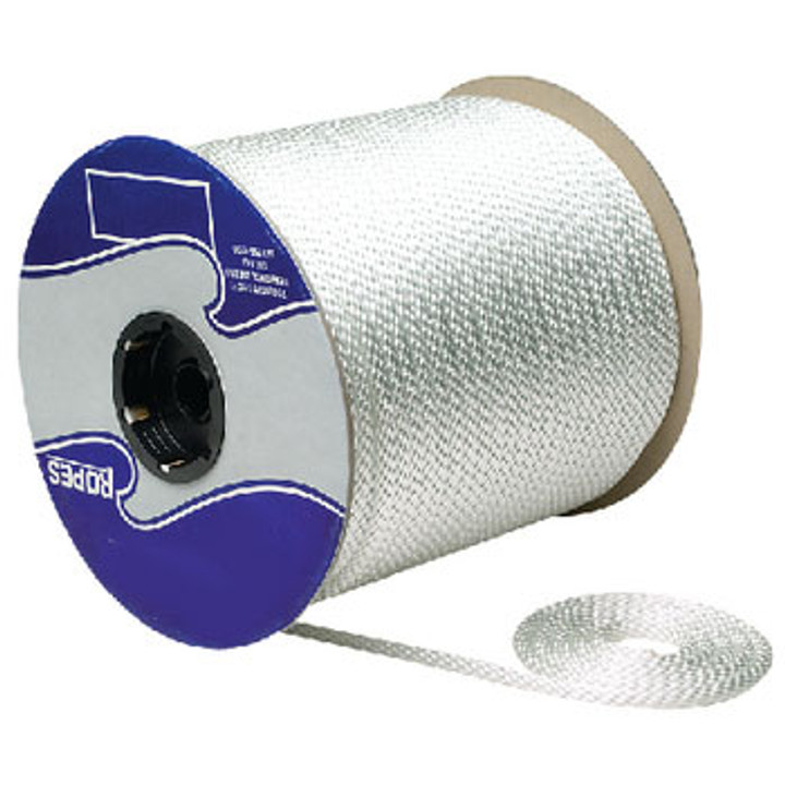 Seachoice Solid Braided Nylon White 1/4 x 1000 42900