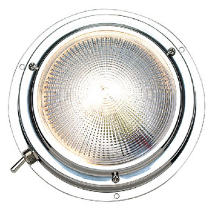 Seachoice Red/White Dome Light - 4 6641