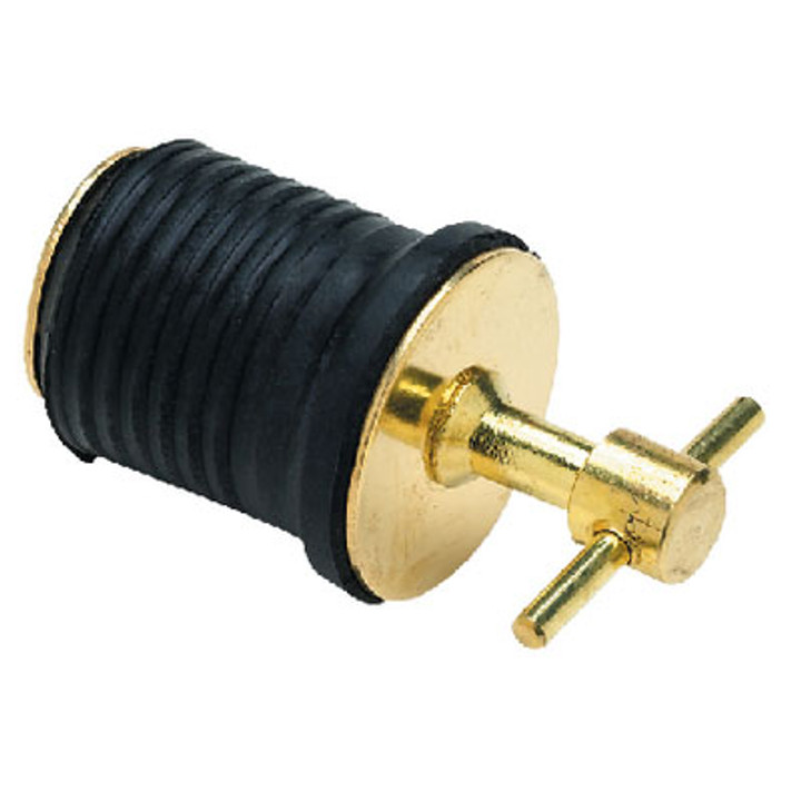 Seachoice Drain Plug-1 Twist-Brass 50-18801