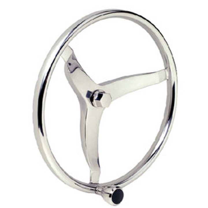 Seachoice Steering Wheel W/Knob SS 15.5 28531