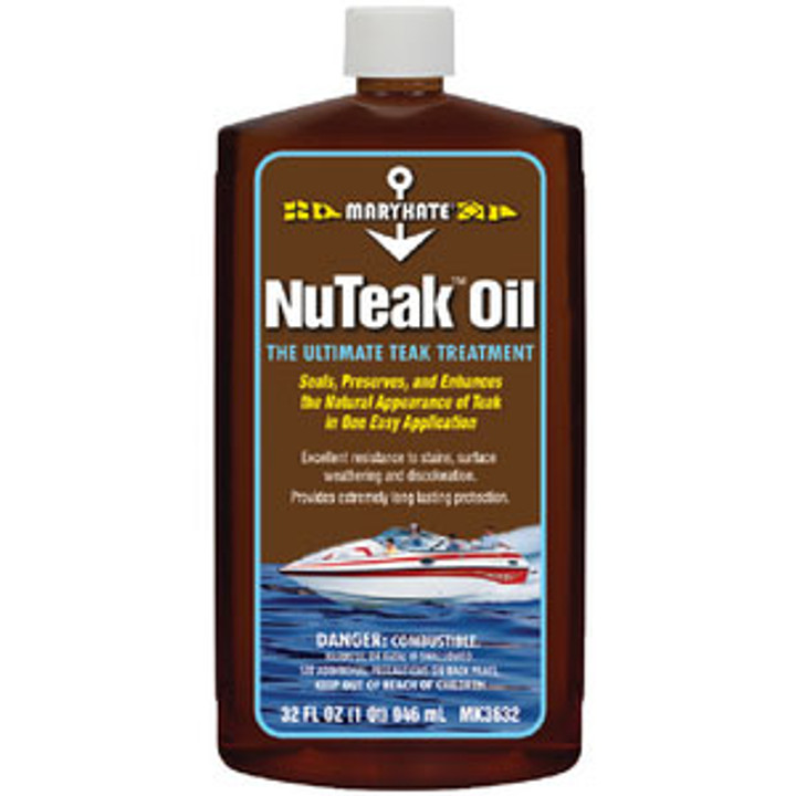 Marikate Nu Teak Teak Oil - Quart Mk3632