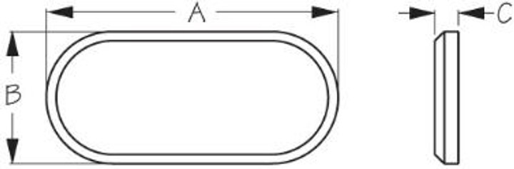 Sea-Dog Line LED Surface Mount Courtesy Edge Light (White) 401375-1