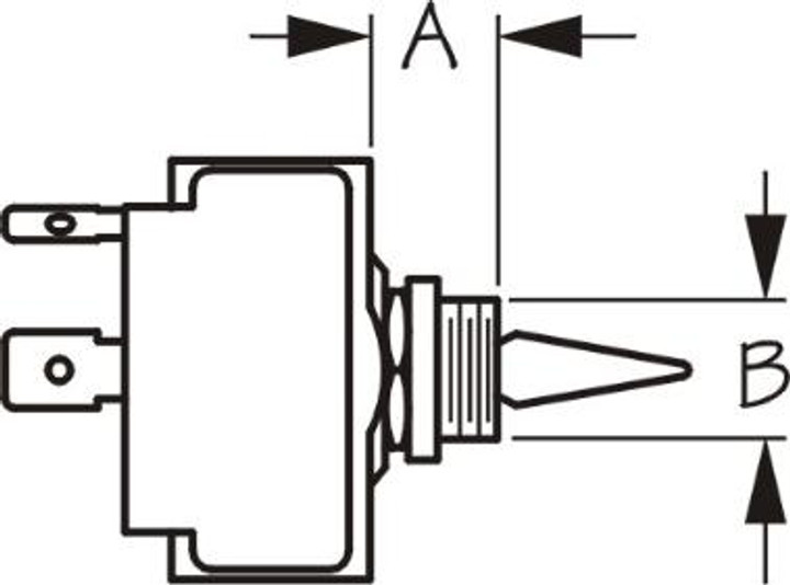 Sea-Dog Line Toggle Switch Mom.On/Off 420104-1