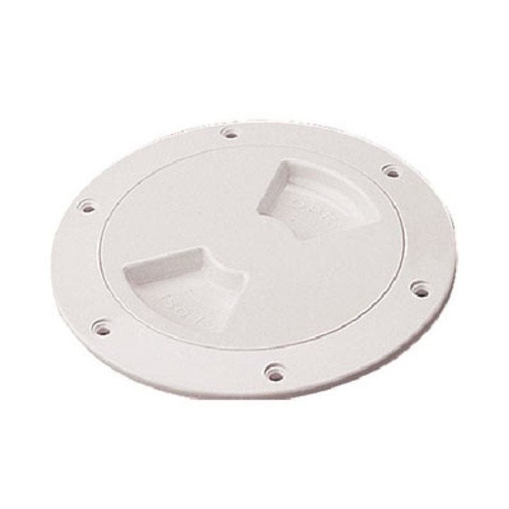 Sea-Dog Line Deck Plate Wh Smooth 5 Qtr Trn 336150-1