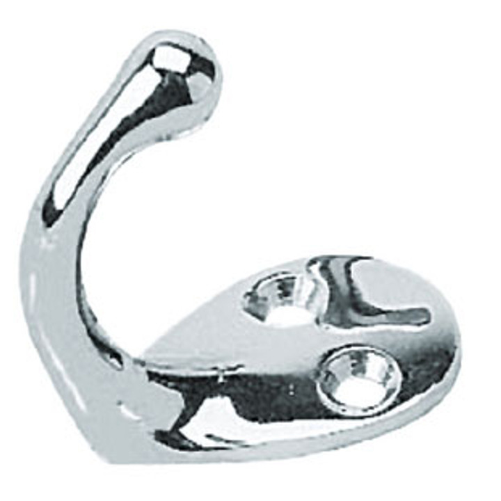 Sea-Dog Line Chrome Brass Coat Hook - 1 9/1 671501-1