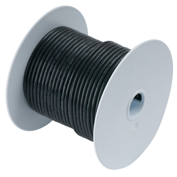 Ancor 18 Ga Black Tinned Wire 100' 100010