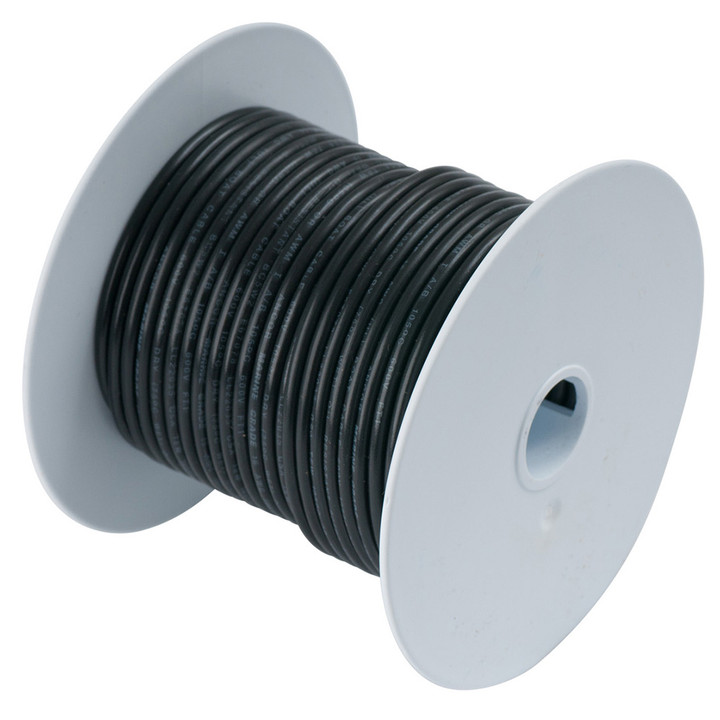 Ancor 2 Ga Black Tinned Wire 50' 114005