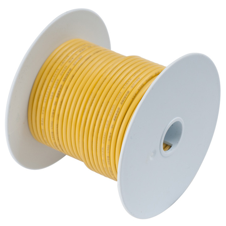 Ancor 18Ga Yellow Tinned Wire 35' 181003