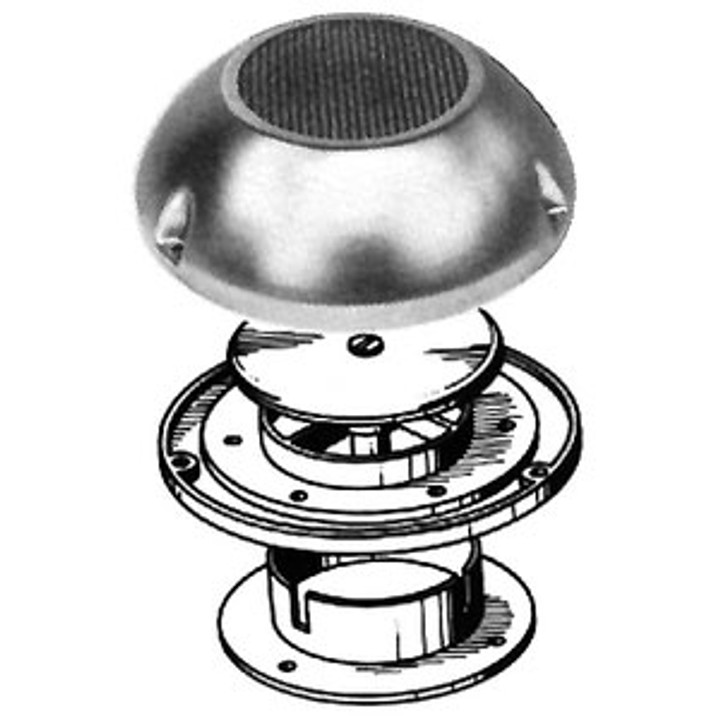 Beckson Marine Vent-O-Mate Vent SS C-6SS