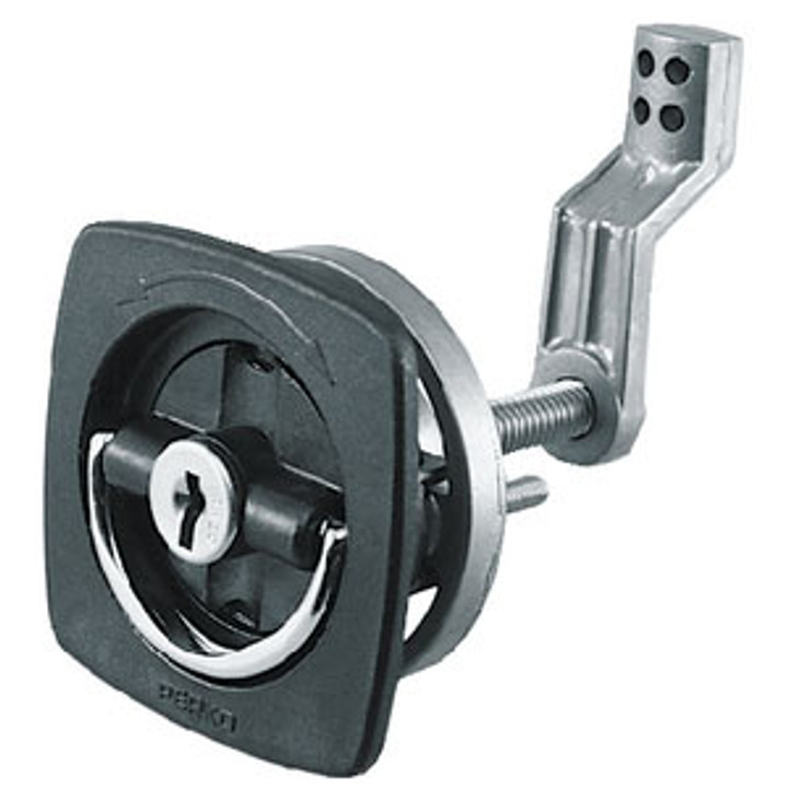 Perko 2-1/2X2-1/2 Black Flush Lock 0931Dp2Black