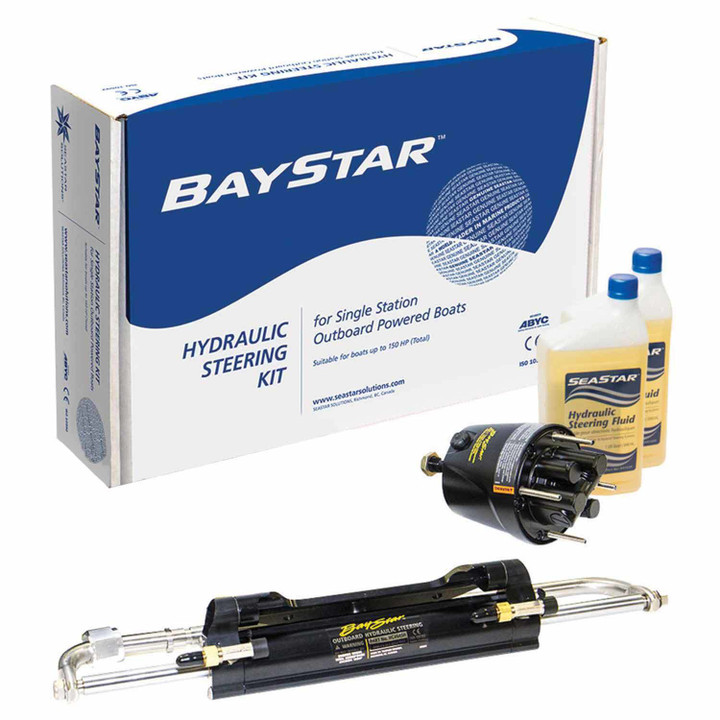 SeaStar HK4500A-3 BayStar Plus Compact Hydraulic Steering System Complete Kit w/o Hoses