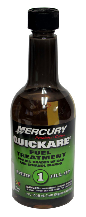 OEM Mercury Marine Quickare Gas Fuel Treatment Additive 12oz - 92-8M0047930