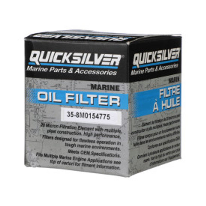 Mercury / Quicksilver 8M0154775 Oil Filter - Johnson, Evinrude, OMC, Suzuki, Sierra, Mallory 35-8M0154775
