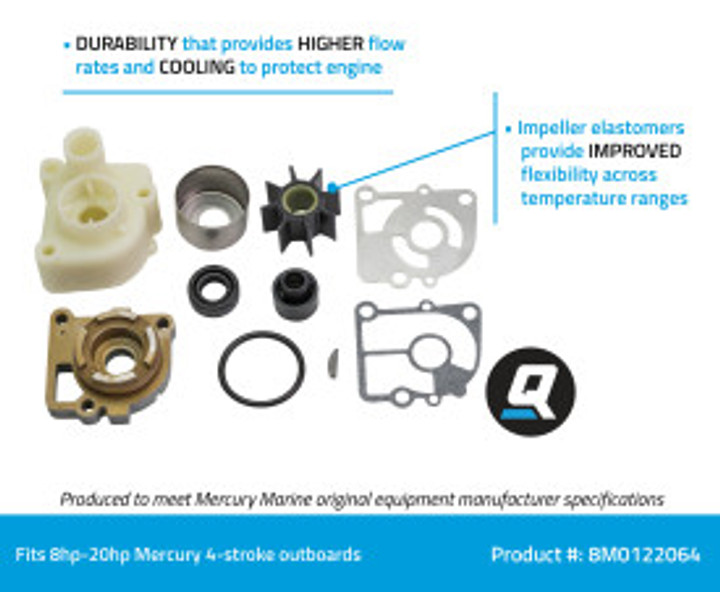 Mercury / Quicksilver Water Pump Repair Kit 46-8M0122064