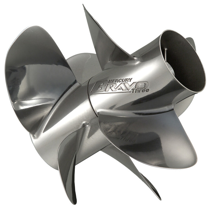 Mercury MerCruiser Bravo Three (15.25" x 26") LH Propeller, 8M8022449 48-8M8022449