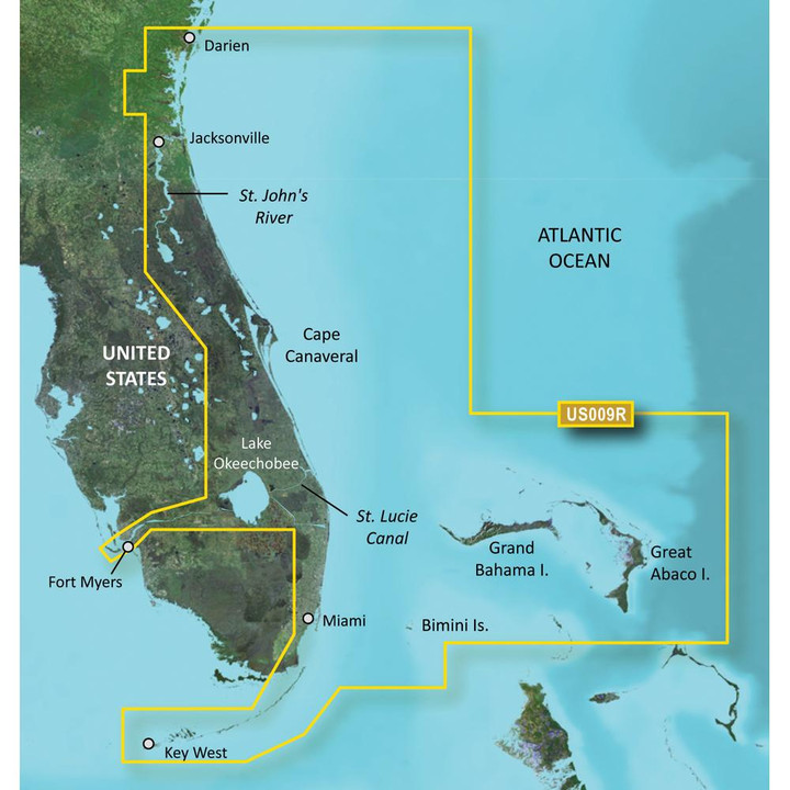 Garmin BlueChart g2 Vision HD - VUS009R - Jacksonville - Key West - microSD/SD 010-C0710-00