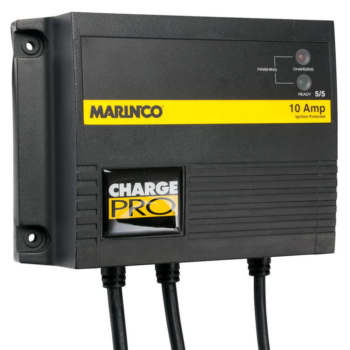 Marinco 10A On-Board Battery Charger - 12/24V - 2 Banks 28210