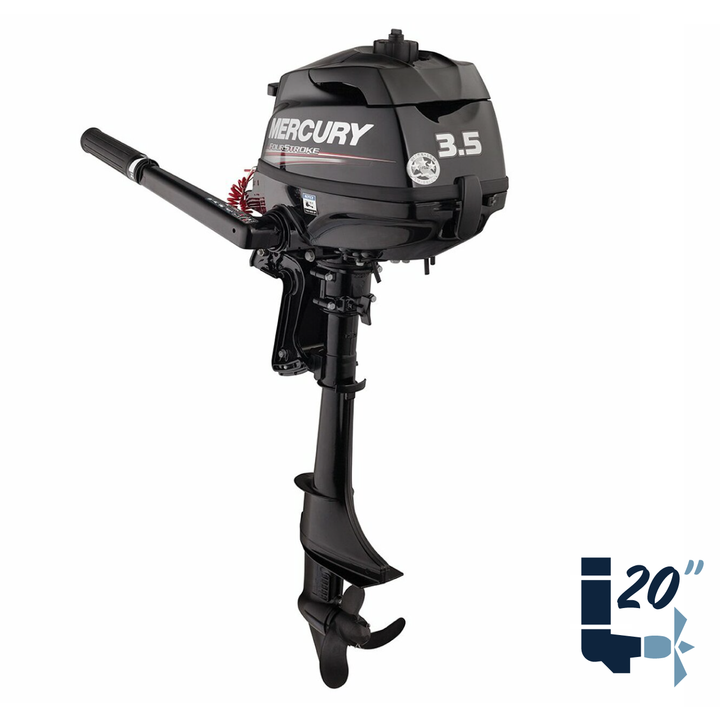 New Mercury 3.5MLH 20" Shaft Four Stroke Tiller Outboard 1F03211KK