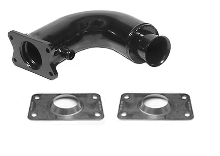 2x OEM Quicksilver/Mercury 496 Exhaust Elbow (2 inch rise, 10.5 inches) 865332A02