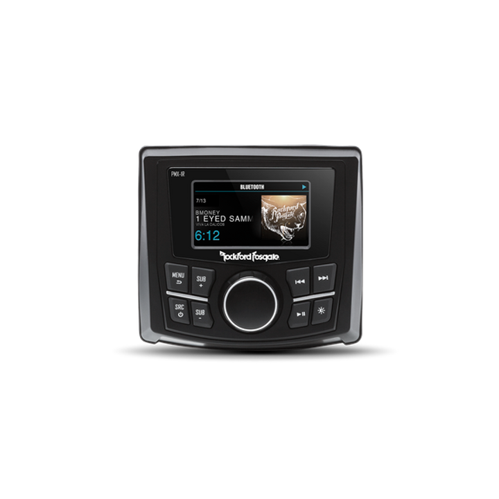 Rockford Fosgate Punch Marine Full Function Wired Remote 2.7" Display PMX-1R