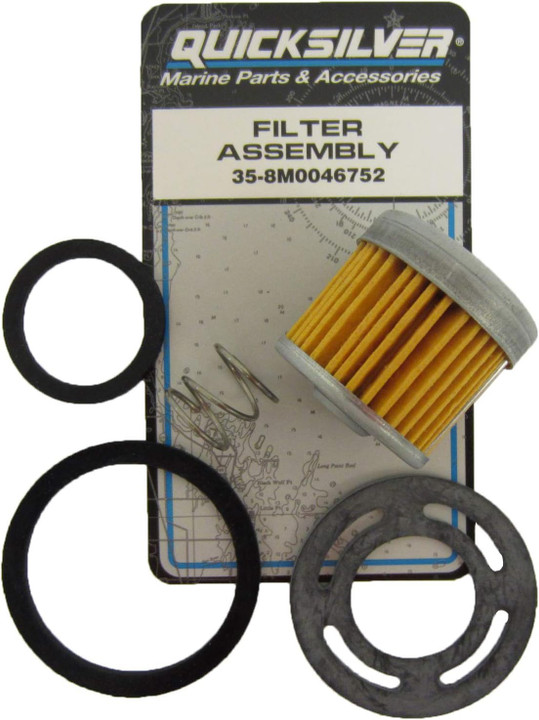 Quicksilver Fuel Filter Kit For MCM 120/2.5 140/3.0L/LX 3.7L 3.8L  4.3L 8M0046752