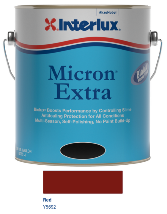 Interlux Micron Extra Antifouling Bottom Paint- Red- Quart Y5692/QT