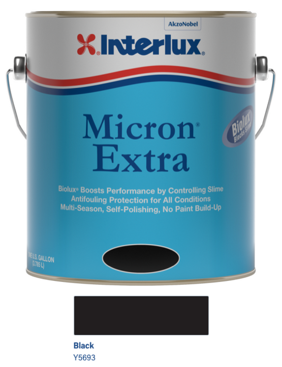 Interlux Micron Extra Antifouling Bottom Paint- Black- Quart Y5693/QT