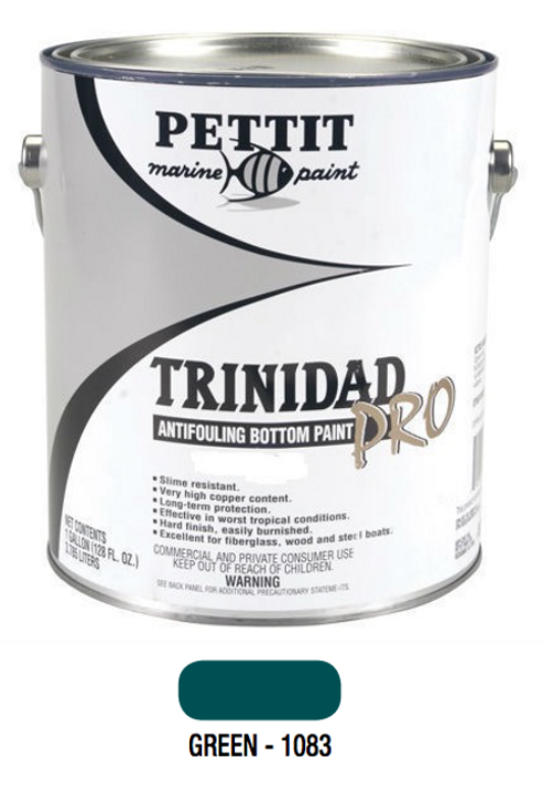 Pettit Trinidad Pro Antifouling Bottom Paint- Green- Gallon 1083 1108306