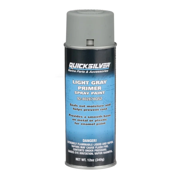 Quicksilver Outboard Engine Primer - Light Gray 92-802878Q52 Quicksilver Outboard Engine Primer - Light Gray 92-802878Q52