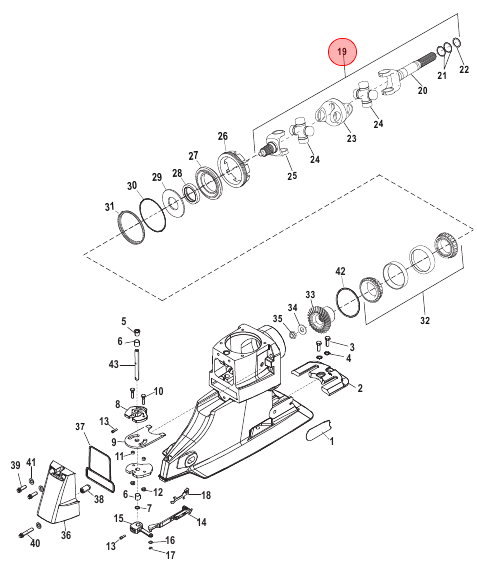 OEM Quicksilver/Mercury Bravo U-Joint Assembly 864244A2 OEM Quicksilver/Mercury Bravo U-Joint Assembly 864244A2